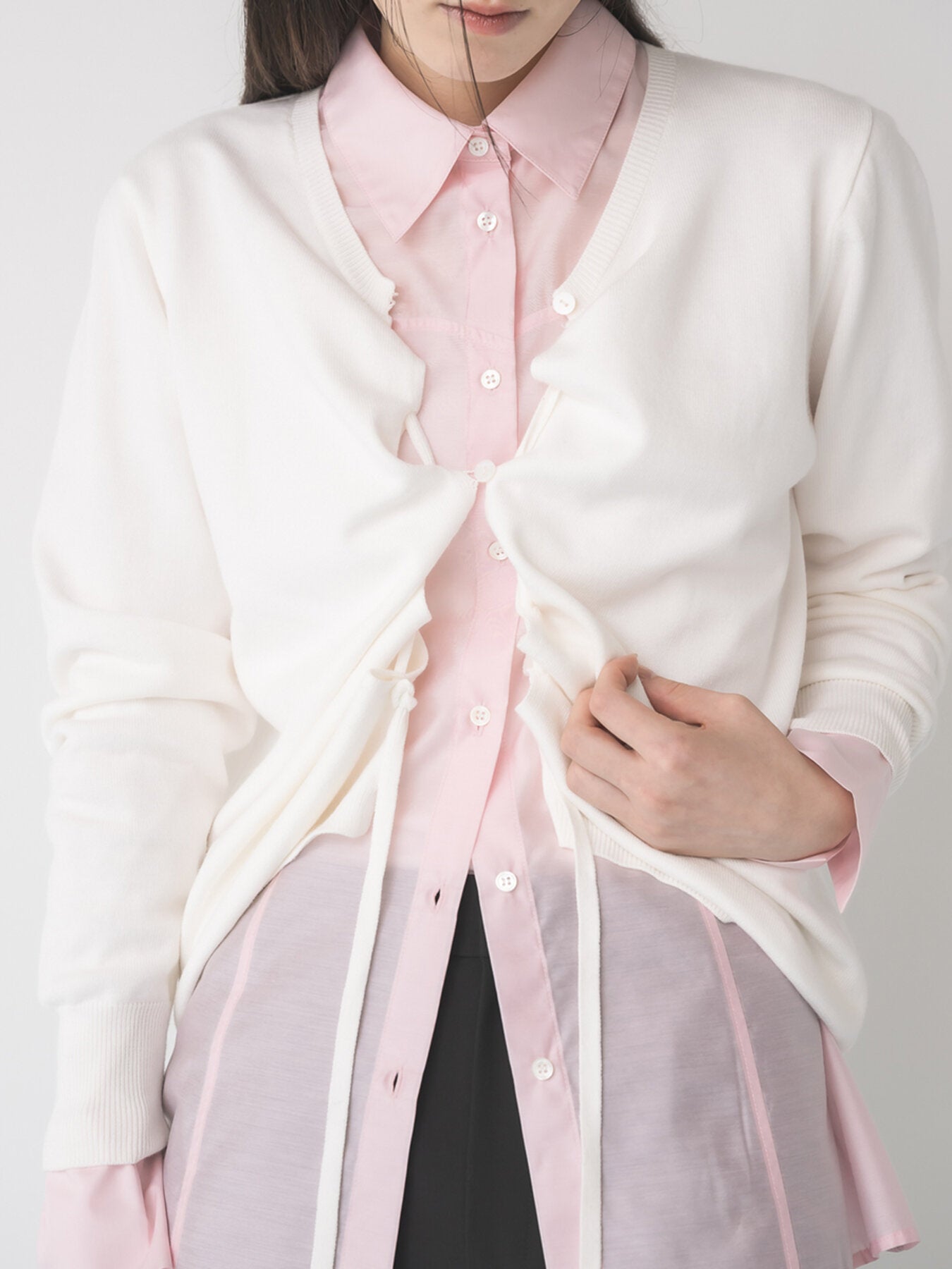 【予約販売】Mewl DRAWSTRING CARDIGAN M264-98184