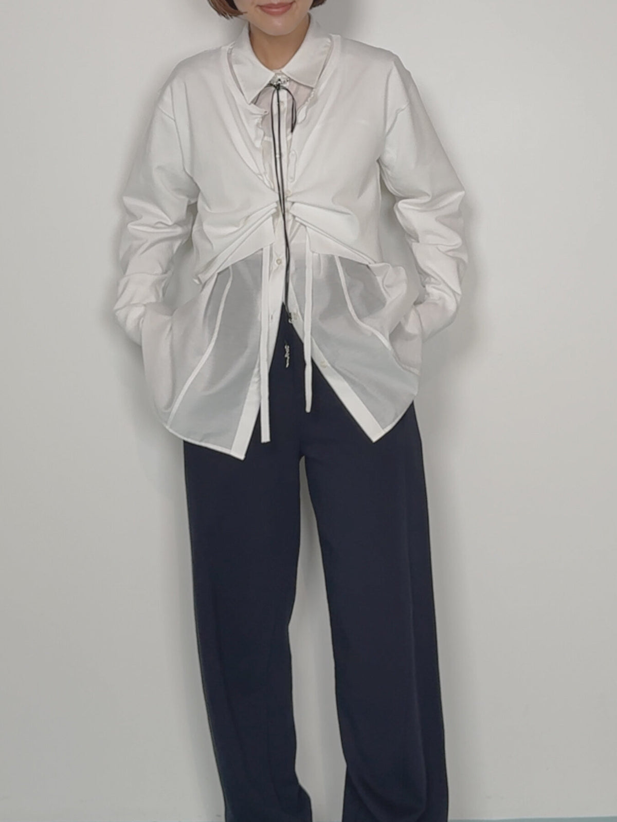 【予約販売】Mewl DRAWSTRING CARDIGAN M264-98184