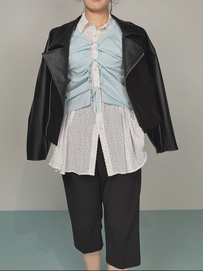 【予約販売】Mewl DRAWSTRING CARDIGAN M264-98184