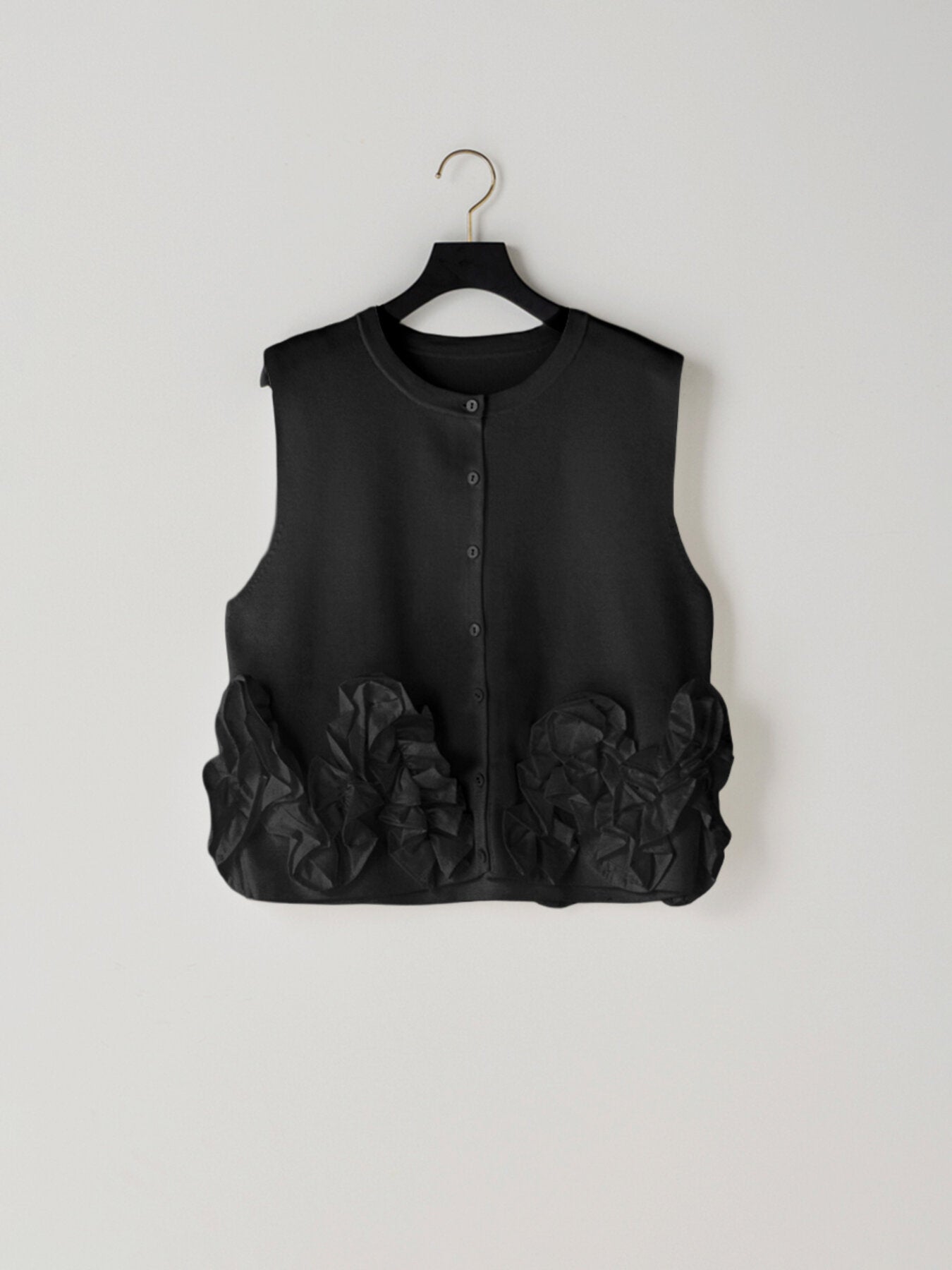 【予約販売】Mewl PEPLUM KNIT VEST M264-98185