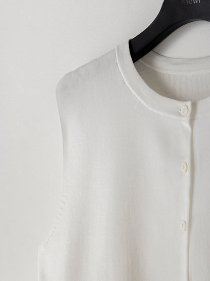 【予約販売】Mewl PEPLUM KNIT VEST M264-98185