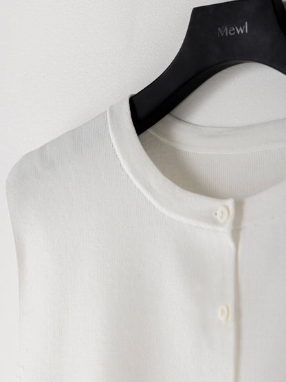 【予約販売】Mewl PEPLUM KNIT VEST M264-98185