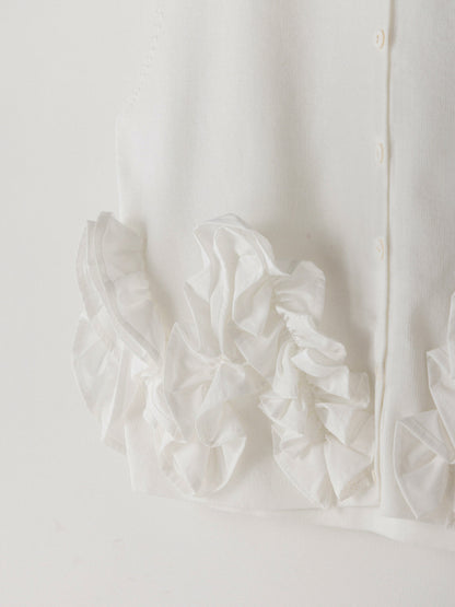 【予約販売】Mewl PEPLUM KNIT VEST M264-98185