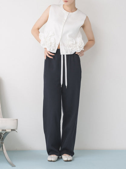 【予約販売】Mewl PEPLUM KNIT VEST M264-98185