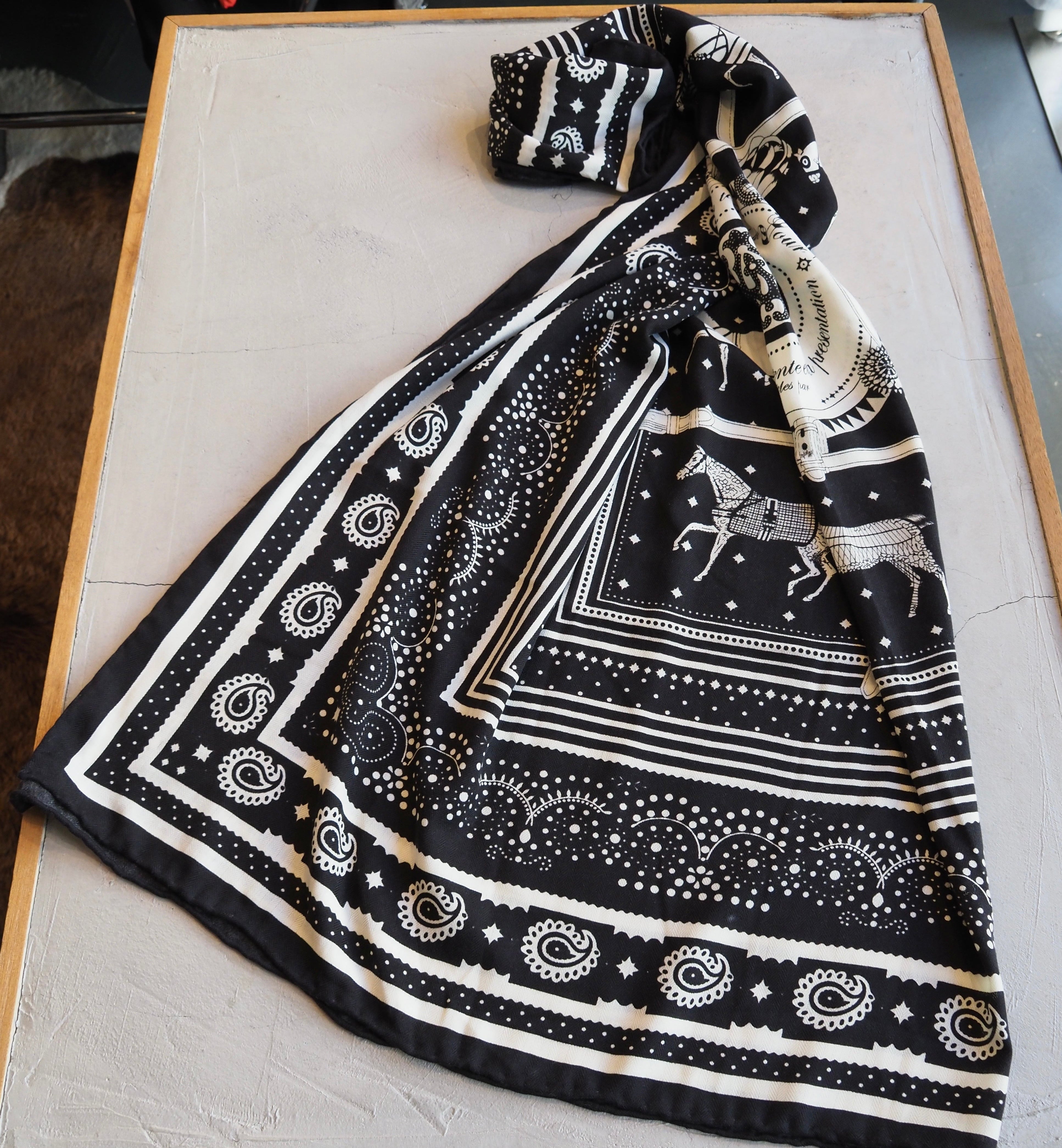 シルクカシミヤ大判ストール