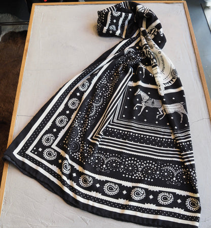 シルクカシミヤ大判ストール