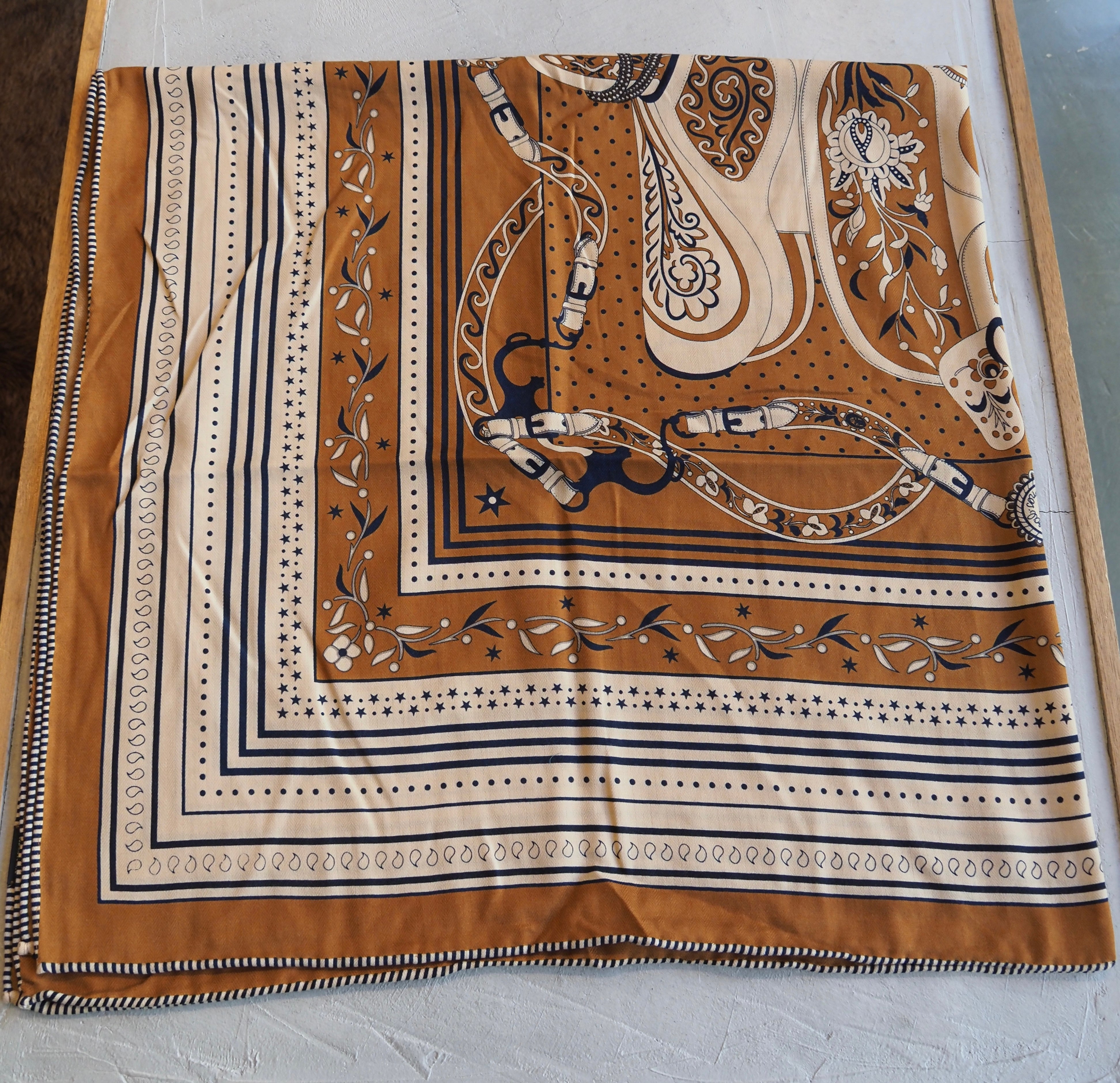 シルクカシミヤ大判ストール