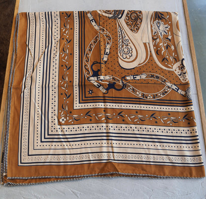 シルクカシミヤ大判ストール