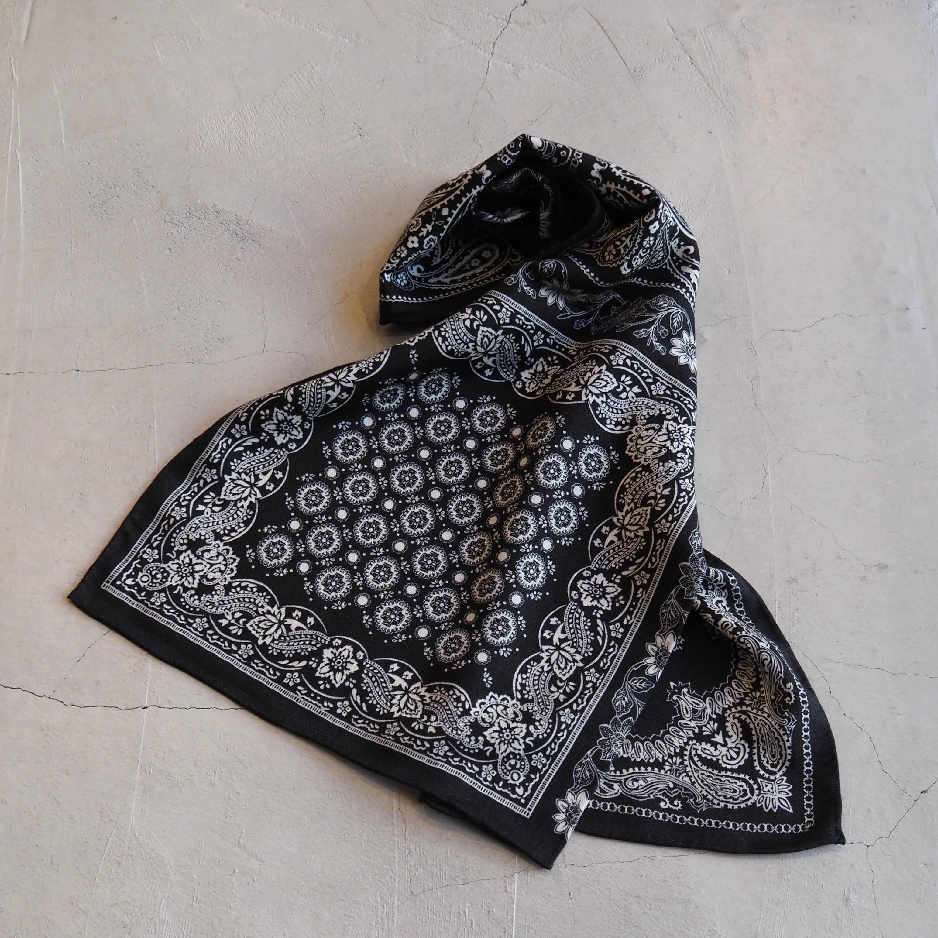 バンダナ柄 パッチワークストール／スカーフ