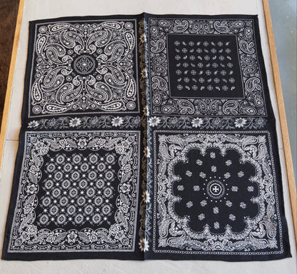 バンダナ柄 パッチワークストール／スカーフ