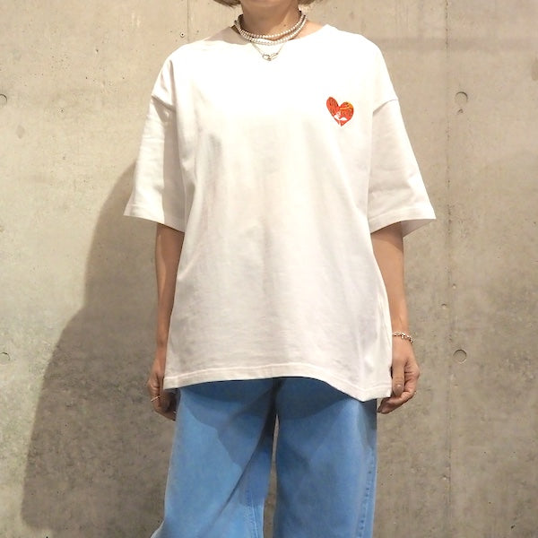【予約販売】SPRAWLS ハート刺繍Tシャツ SSL-542