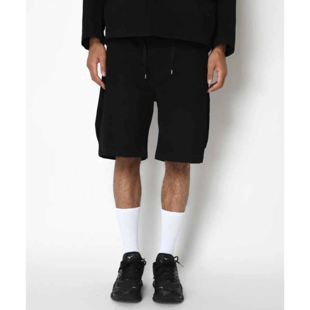 SUPERTHANKS Pigment dyed Twill side-tuck shorts PT-03
