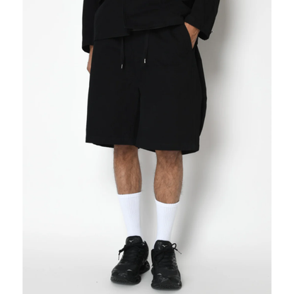 SUPERTHANKS Pigment dyed Twill side-tuck shorts PT-03