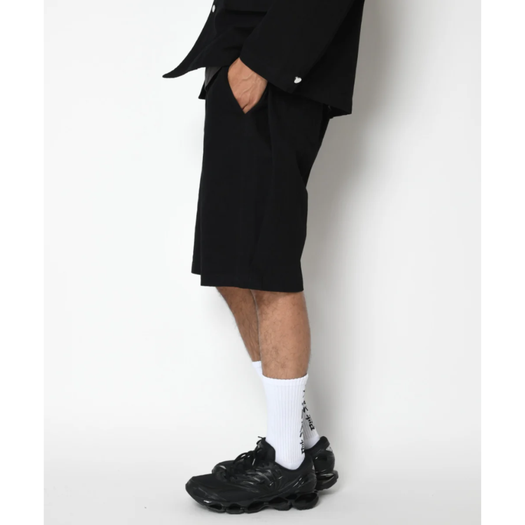 SUPERTHANKS Pigment dyed Twill side-tuck shorts PT-03