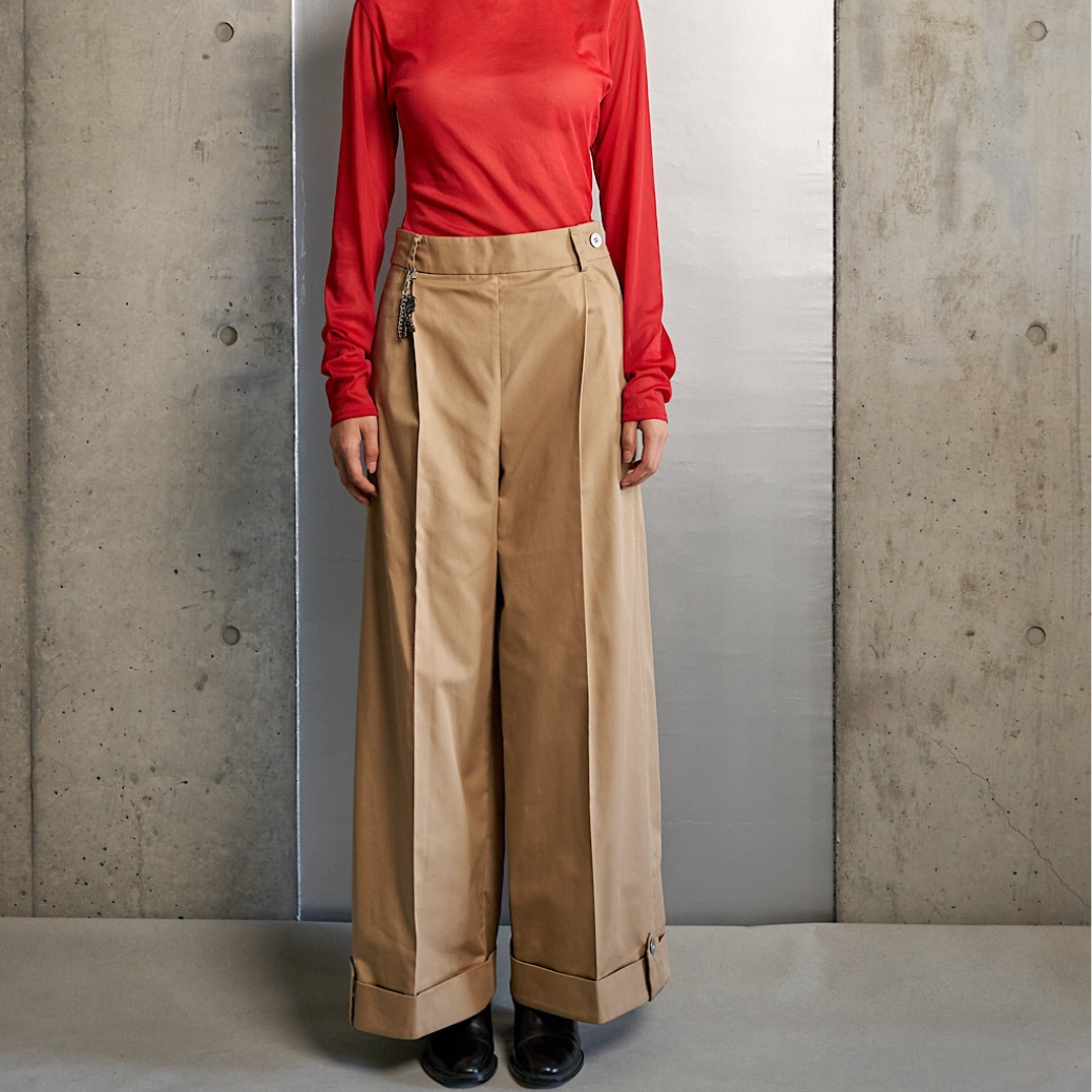 RUMCHE  Chino Wide Pants R25A10505