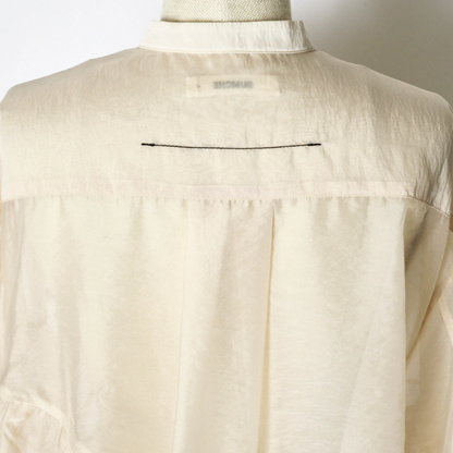 RUMCHE Sheer Gathered Blouse R25A10604