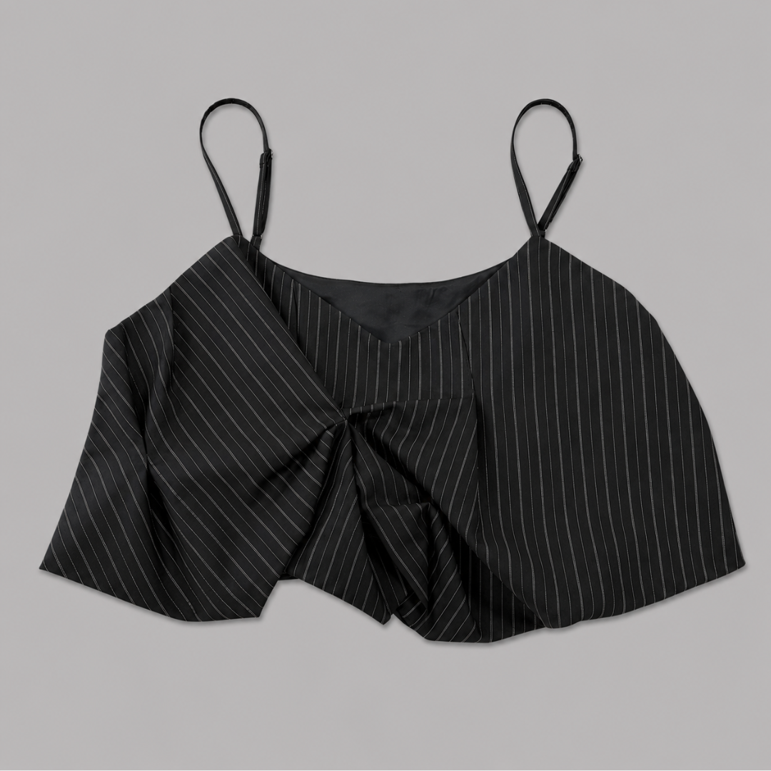 RUMCHE キャミソール ジレ BLACK STRIPE R26A10610-96 – RUKA
