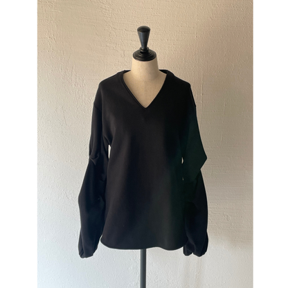 RUMCHE V-neck Sweat Tops R26A10612　
