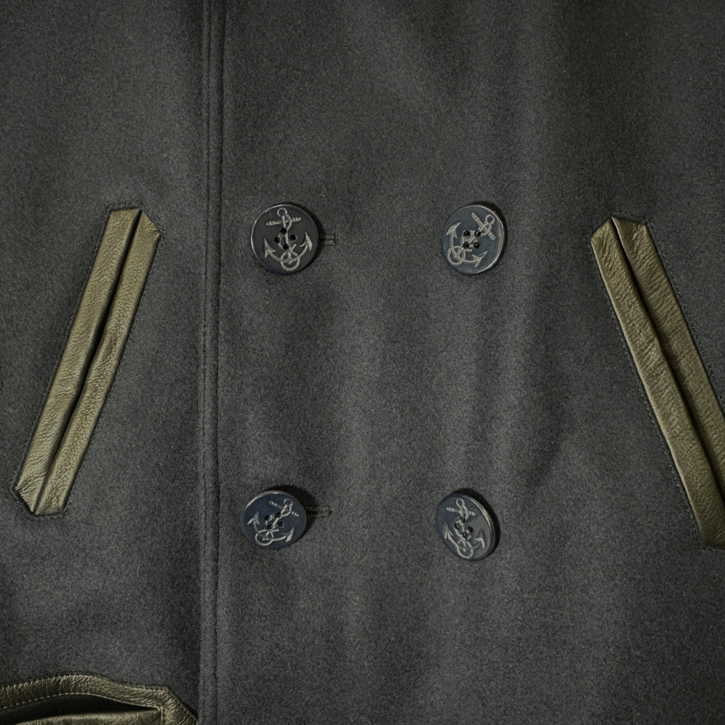 RUMBLE RED Pea Coat RR_CR_005