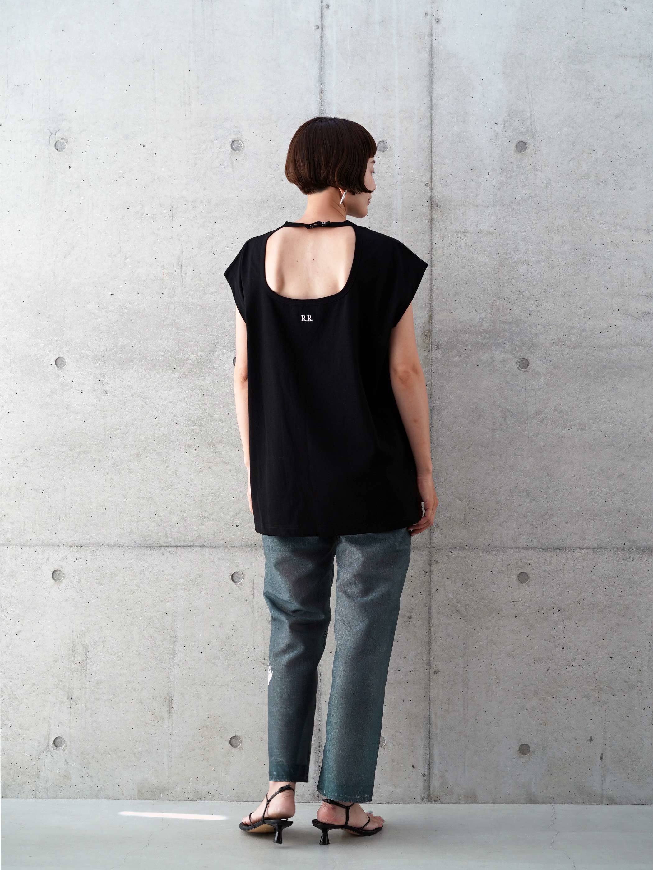 RUMBLE RED Back No Sleeve Tee 014