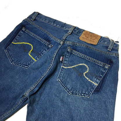 SPRAWLS RE CUT SUPPLY×SPRAWLS コラボアイテム Levis501 リメイクデニム SAD-008