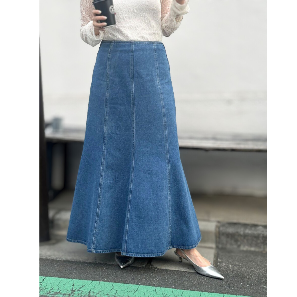 【予約販売】Mewl デニムマーメイドSK M261-23018