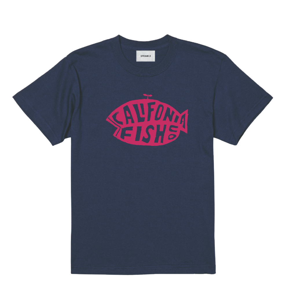 SPRAWLS California fish Tee SSL-567