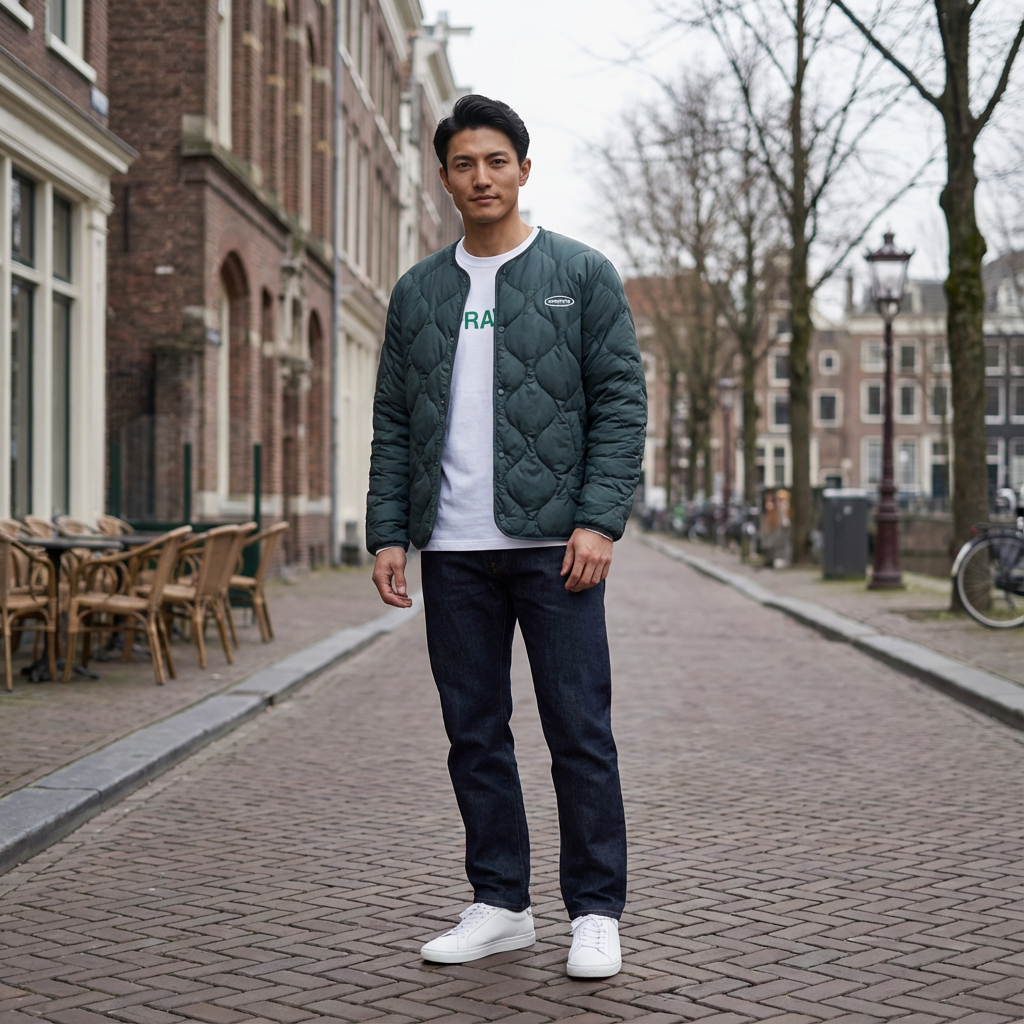 Quilting khaki JK SSL-592