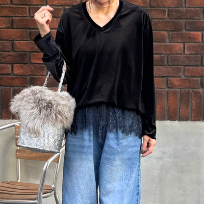 Muel Chic Seline velor tops