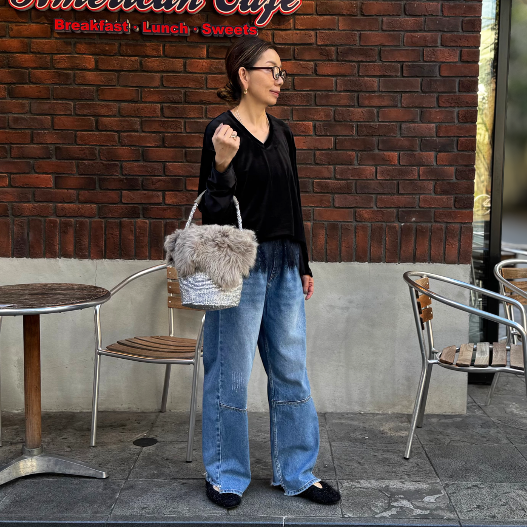 Muel Chic Seline velor tops