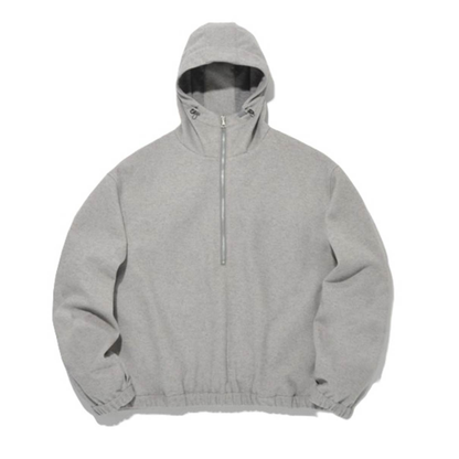 SUPERTHANKS Stretch wool like Half zip hoodie（刺繍無し） ST264 JK03A