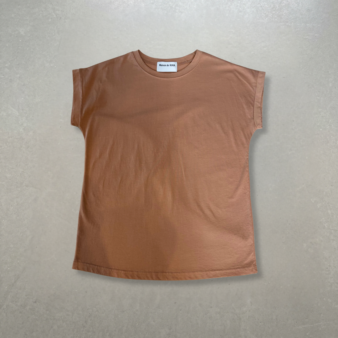 フレンチスリーブ ベーシックTシャツ