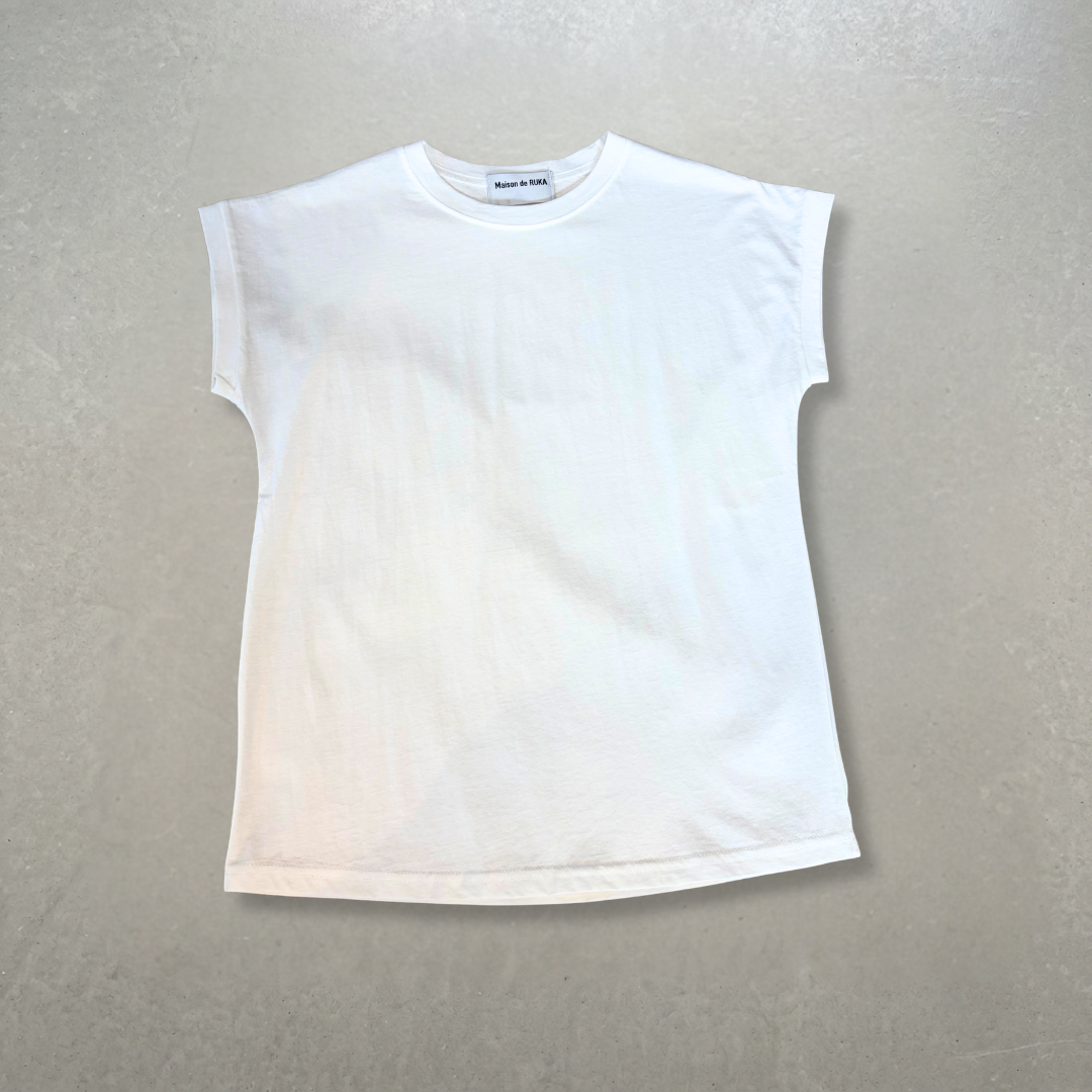 フレンチスリーブ ベーシックTシャツ