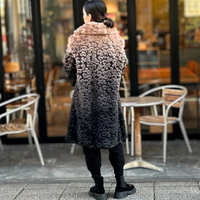 UNREAL FUR BOHO COAT OMBRE LEOPARD 8330005