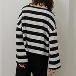 YENN STP WIDE SLEEVE LONG TEE [Y243-81056]