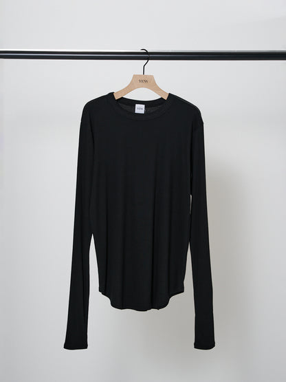 【予約販売】YENN COTTON RIB LONG TEE Y244-81090-3