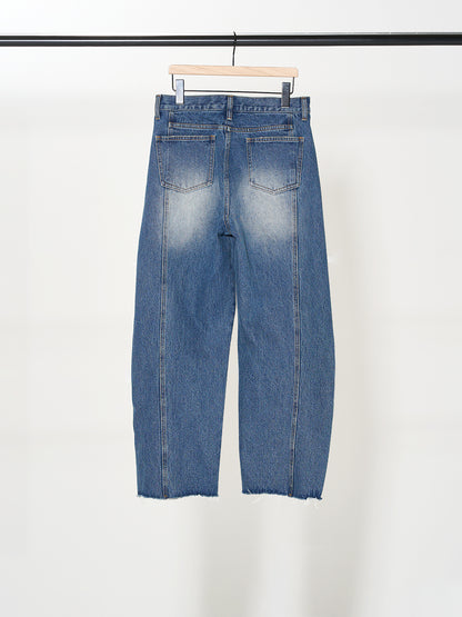 【予約販売】YENNKNEE TUCK DENIM PT Y252-31054-2