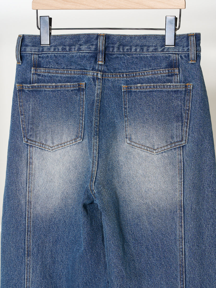 【予約販売】YENNKNEE TUCK DENIM PT Y252-31054-2