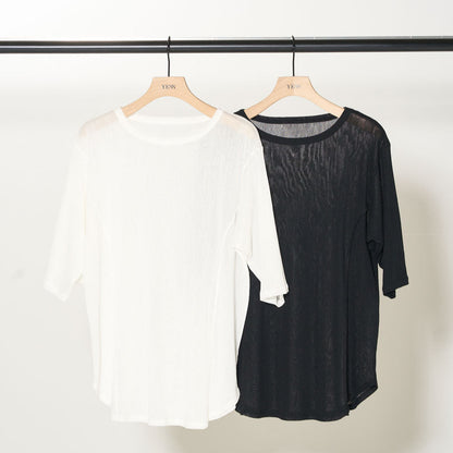 YENN COTTON TULLE TEE Y252-82038