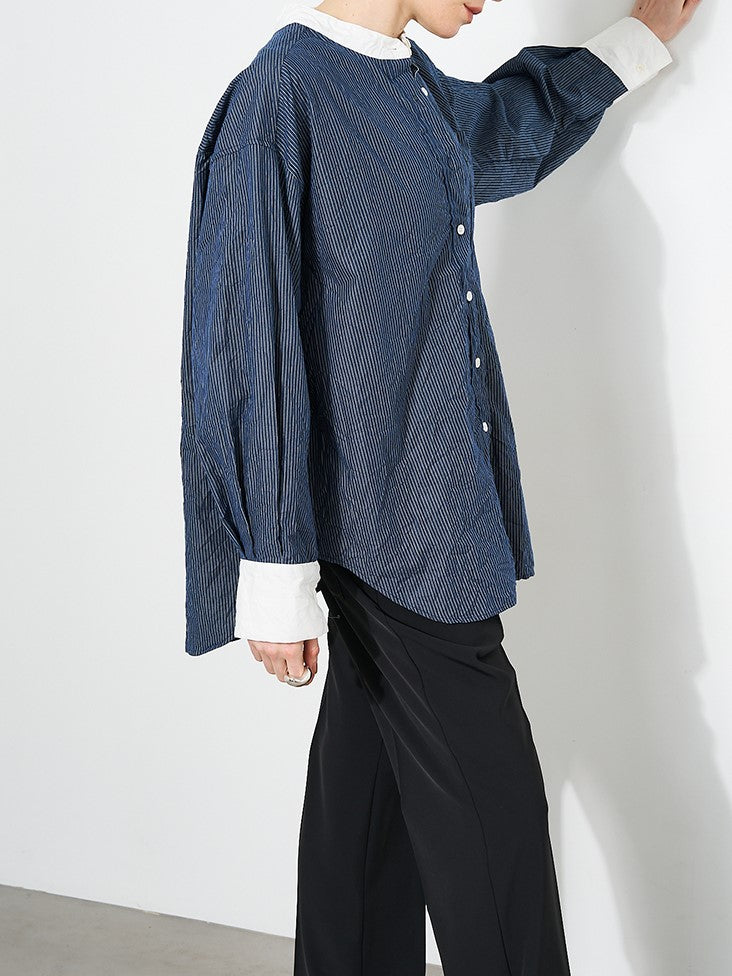 【予約販売】YENN STP WRINKLE SHIRT Y253-12080