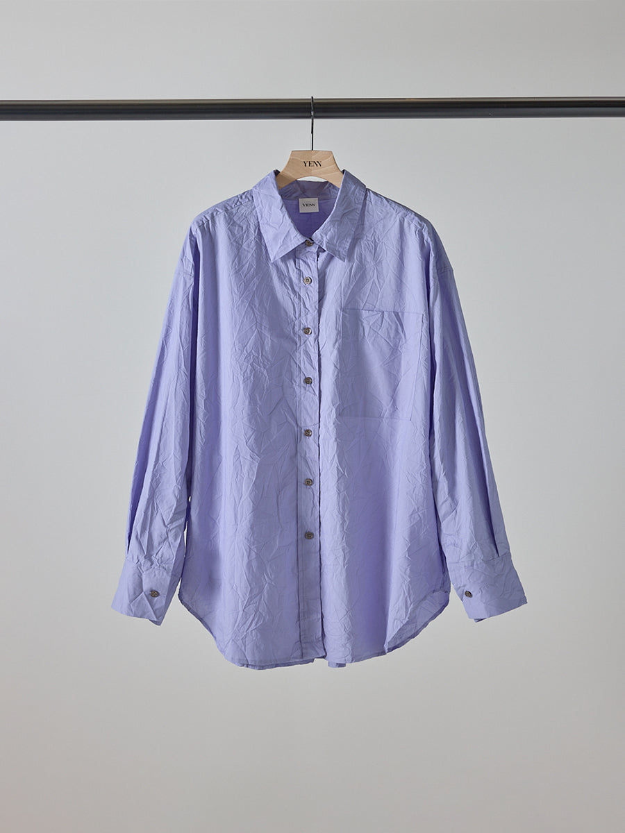 【予約販売】YENN WRINKLE BIG SHIRT Y253-12081