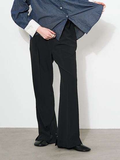 【予約販売】YENN SIDE SLIT SLACKS Y253-32085