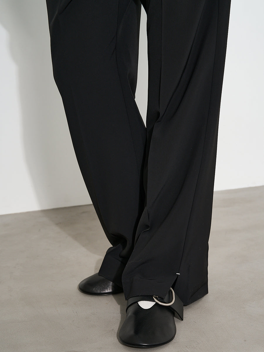 【予約販売】YENN SIDE SLIT SLACKS Y253-32085