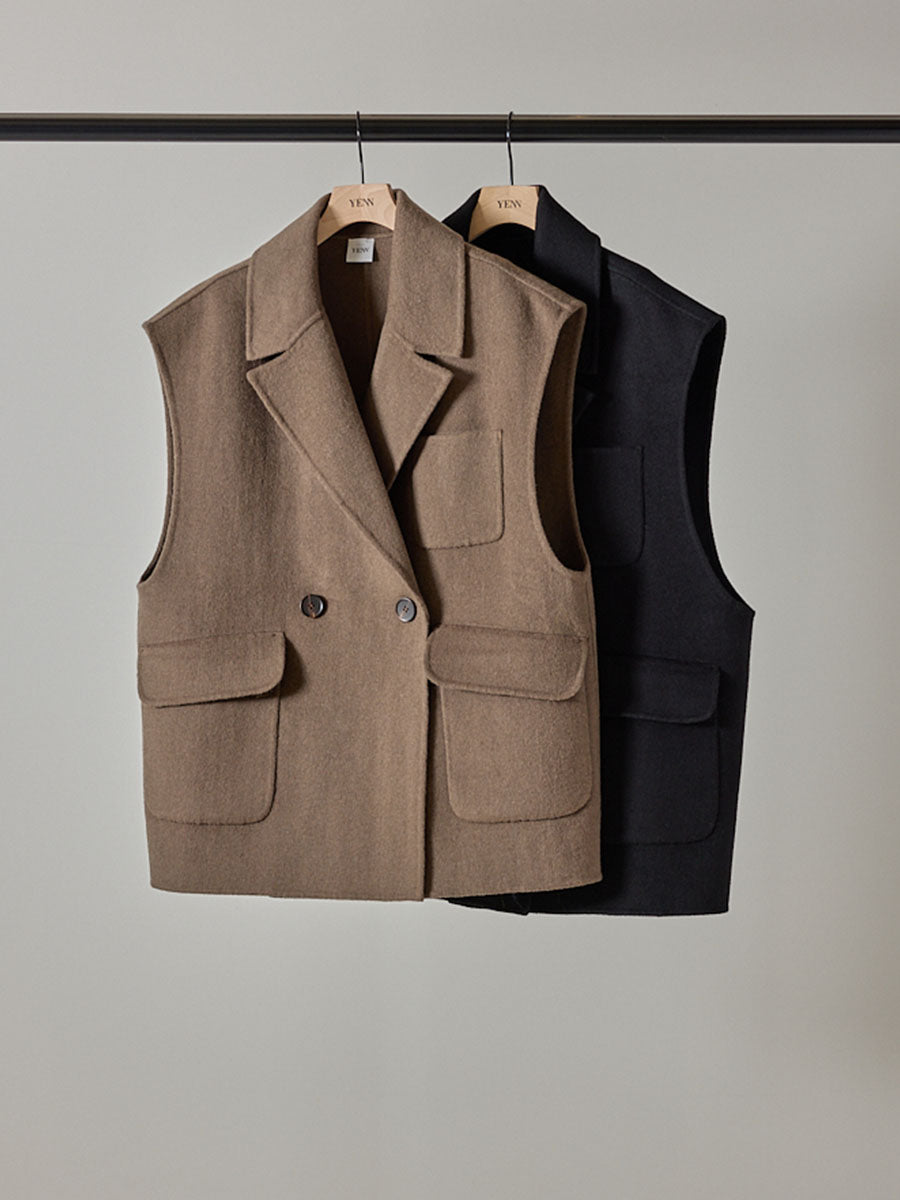 【予約販売】YENN DOUBLE FACE VEST JK Y253-41089