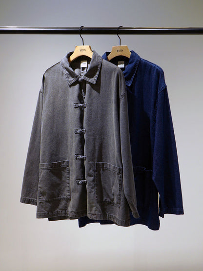 【予約販売】YENN DENIM CHINA SHIRT JK Y253-42100