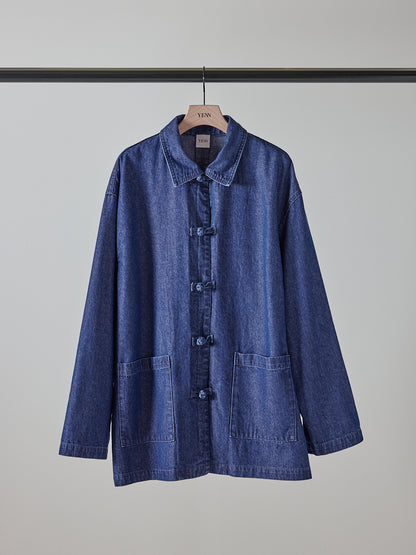 【予約販売】YENN DENIM CHINA SHIRT JK Y253-42100