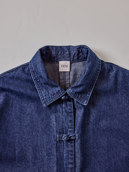 【予約販売】YENN DENIM CHINA SHIRT JK Y253-42100