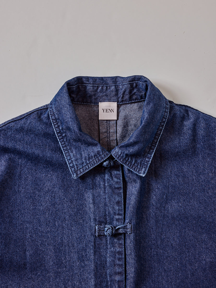 【予約販売】YENN DENIM CHINA SHIRT JK Y253-42100