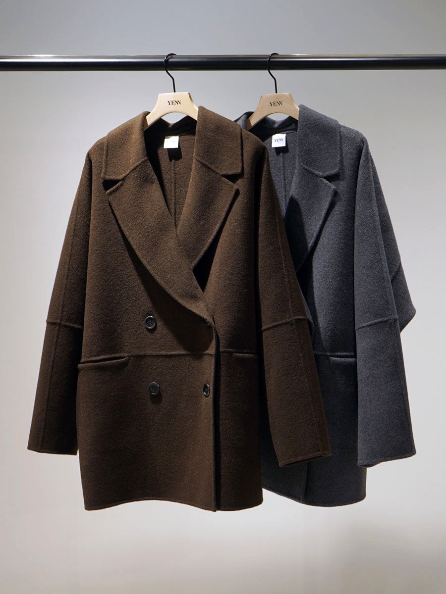 【予約販売】YENN DOUBLE FACE PEA COAT Y253-71090