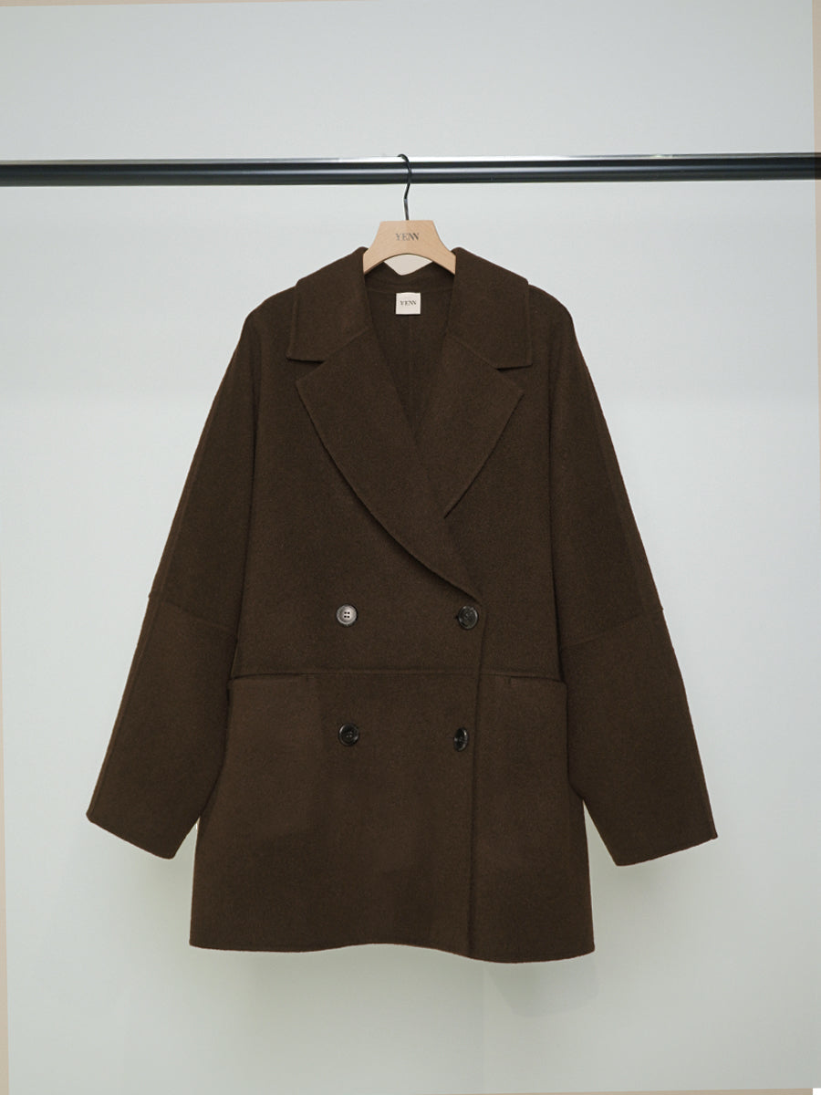 【予約販売】YENN DOUBLE FACE PEA COAT Y253-71090